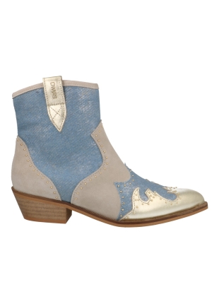 DWRS Lyon studs denim